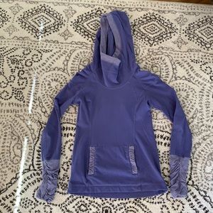 Lululemon Lilac Purple Fleece Pullover Hoodie Size 6